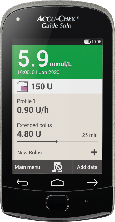 Accu-Chek Guide Solo diabetes manager